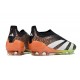 Scarpa adidas Predator Elite Senza Lacci FG Nero Bianco Arancione Verde