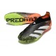 Scarpa adidas Predator Elite Senza Lacci FG Nero Bianco Arancione Verde