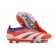 Scarpa adidas Predator Elite Senza Lacci FG Rosso Bianco