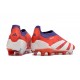 Scarpa adidas Predator Elite Senza Lacci FG Rosso Bianco