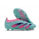 Scarpa adidas Predator Elite Senza Lacci FG Blu Rosa