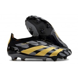 Scarpa adidas Predator Elite Senza Lacci FG Nero Oro