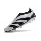 Scarpa adidas Predator Elite Senza Lacci FG Argento Nero