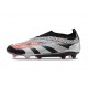 Scarpa adidas Predator Elite Senza Lacci FG Argento Nero Rosso