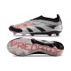 Scarpa adidas Predator Elite Senza Lacci FG Argento Nero Rosso