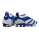 Scarpa adidas Predator Elite Senza Lacci FG Blu Bianco