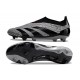 Scarpa adidas Predator Elite Senza Lacci FG Carbone Nero Core