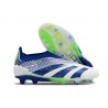 Scarpa adidas Predator Elite Senza Lacci FG Bianco Blu Verde