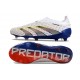 Scarpa adidas Predator Elite Senza Lacci FG Bianco Grigio