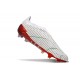 Scarpa adidas Predator Elite Senza Lacci FG Bianco Grigio