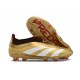 Scarpa adidas Predator Elite Senza Lacci FG Oro Bianco