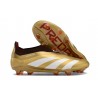 Scarpa adidas Predator Elite Senza Lacci FG Oro Bianco