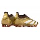 Scarpa adidas Predator Elite Senza Lacci FG Oro Bianco