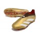 Scarpa adidas Predator Elite Senza Lacci FG Oro Bianco