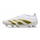 Scarpa adidas Predator Elite Senza Lacci FG Bianco Oro