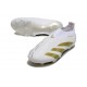 Scarpa adidas Predator Elite Senza Lacci FG Bianco Oro