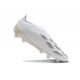 Scarpa adidas Predator Elite Senza Lacci FG Bianco Oro