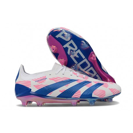 adidas Predator 24 Elite FG Bianco Rosa Blu