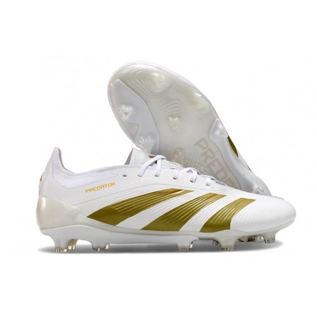 adidas Predator 24 Elite FG Bianco Oro