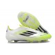 adidas Scarpa F50 Elite FG Bianco Nero Giallo