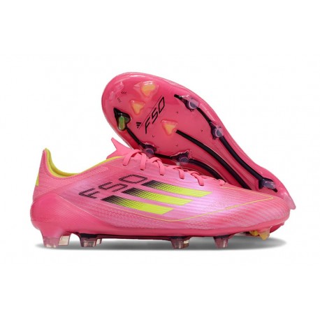 adidas Scarpa F50 Elite FG Rosa Giallo