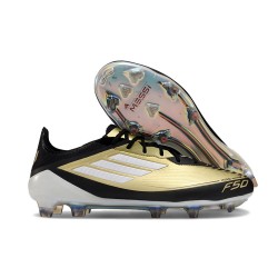 adidas Scarpa F50 Elite FG Oro Met Nero Bianco