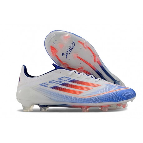 adidas Scarpa F50 Elite FG Blu Bianco Rosso