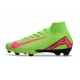 Scarpe Nike Zoom Mercurial Superfly X Elite FG Verde Rosa