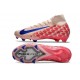 Scarpe Nike Zoom Mercurial Superfly X Elite FG Rosa Rosso Blu