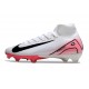 Scarpe Nike Zoom Mercurial Superfly X Elite FG Bianco Rosso Nero