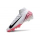 Scarpe Nike Zoom Mercurial Superfly X Elite FG Bianco Rosso Nero