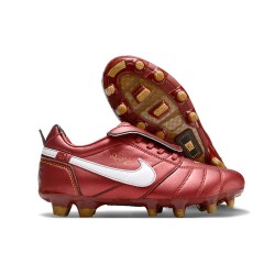 Scarpe Nike Tiempo Legend X Elite R10 FG Rosso Bianco