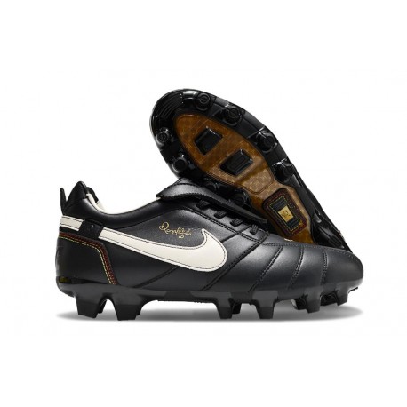 Scarpe Nike Tiempo Legend X Elite R10 FG Nero Bianco