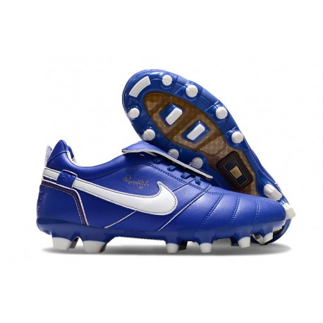 Scarpe Nike Tiempo Legend X Elite R10 FG Blu Bianco