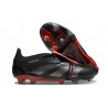 Scarpe da Calcio adidas Predator Elite FT FG Stealth Victory - Nero Grigio Rosso