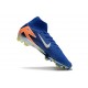 Nike Air Zoom Mercurial Superfly 10 Elite FG Blu Bianco Arancio