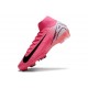 Nike Air Zoom Mercurial Superfly 10 Elite FG Rosa Nero Bianco