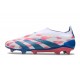 adidas Predator Elite Senza Lacci FG Ftwr Bianco Solar Blu Solar Rosa