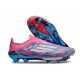 adidas F50+ Senza Lacci FG Solar Blu Ftwr Bianco Solar Rosa