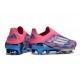 adidas F50+ Senza Lacci FG Solar Blu Ftwr Bianco Solar Rosa