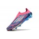 adidas F50+ Senza Lacci FG Solar Blu Ftwr Bianco Solar Rosa