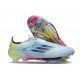 adidas F50+ Senza Lacci FG Almost Blu Semi Blu Lucido Semi Giallo Solare