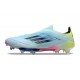 adidas F50+ Senza Lacci FG Almost Blu Semi Blu Lucido Semi Giallo Solare