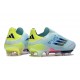 adidas F50+ Senza Lacci FG Almost Blu Semi Blu Lucido Semi Giallo Solare