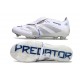 Adidas Predator Elite Fold-over Tongue FG Bianco Argento Metallico Royal Acceso