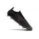 Scarpe adidas F50 Elite Laceless FG Nero Core Ferro Metallizzato Oro Met