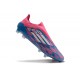 Scarpe adidas F50 Elite Laceless FG Solar Blu Ftwr Bianco Solar Rosa