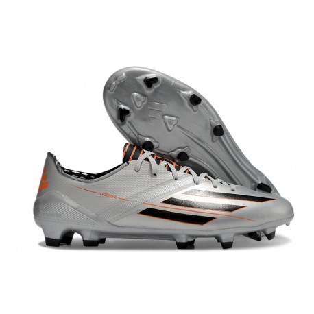 adidas Scarpa F50 Elite FG Argento Nero